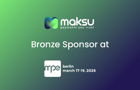 Maksu Online Payments Bronze sponsor at MPE 2026